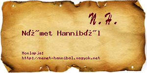 Német Hannibál névjegykártya